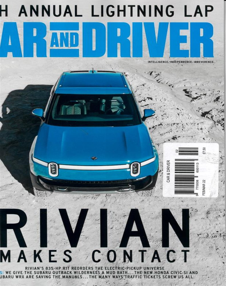 Car And Driver Magazine Issue FEB-MAR