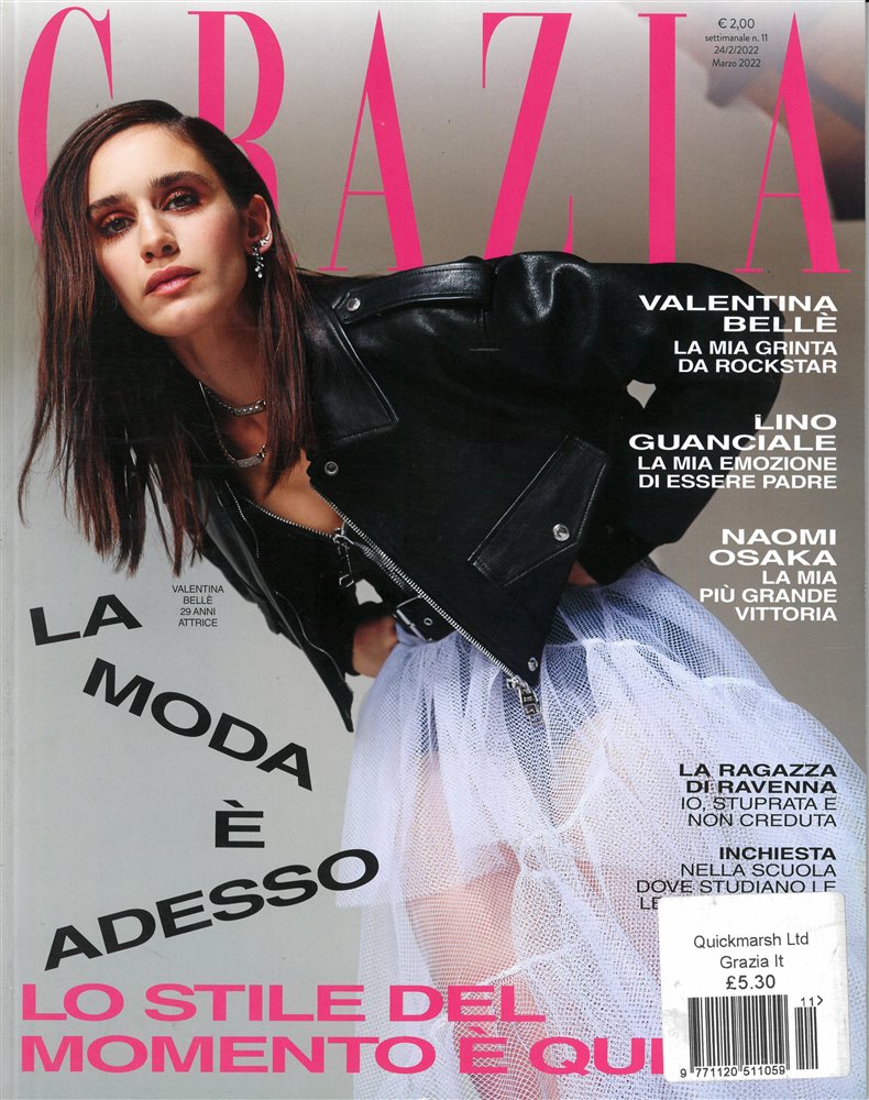 Grazia Italian Magazine Issue NO 11