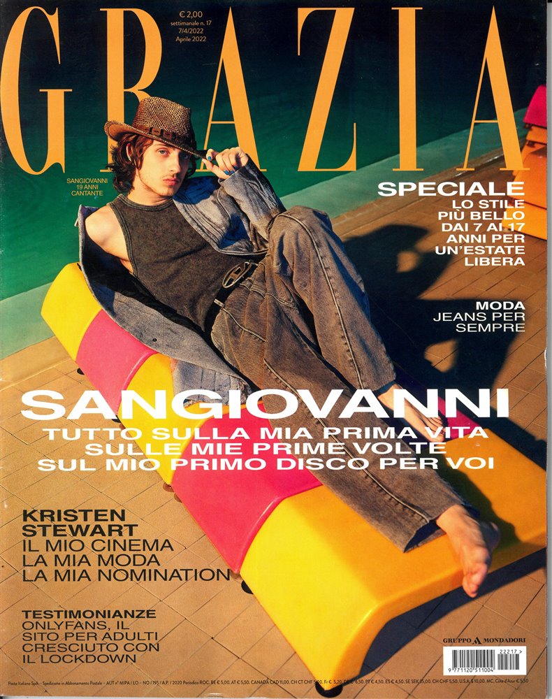 Grazia Italian Magazine Issue NO 17