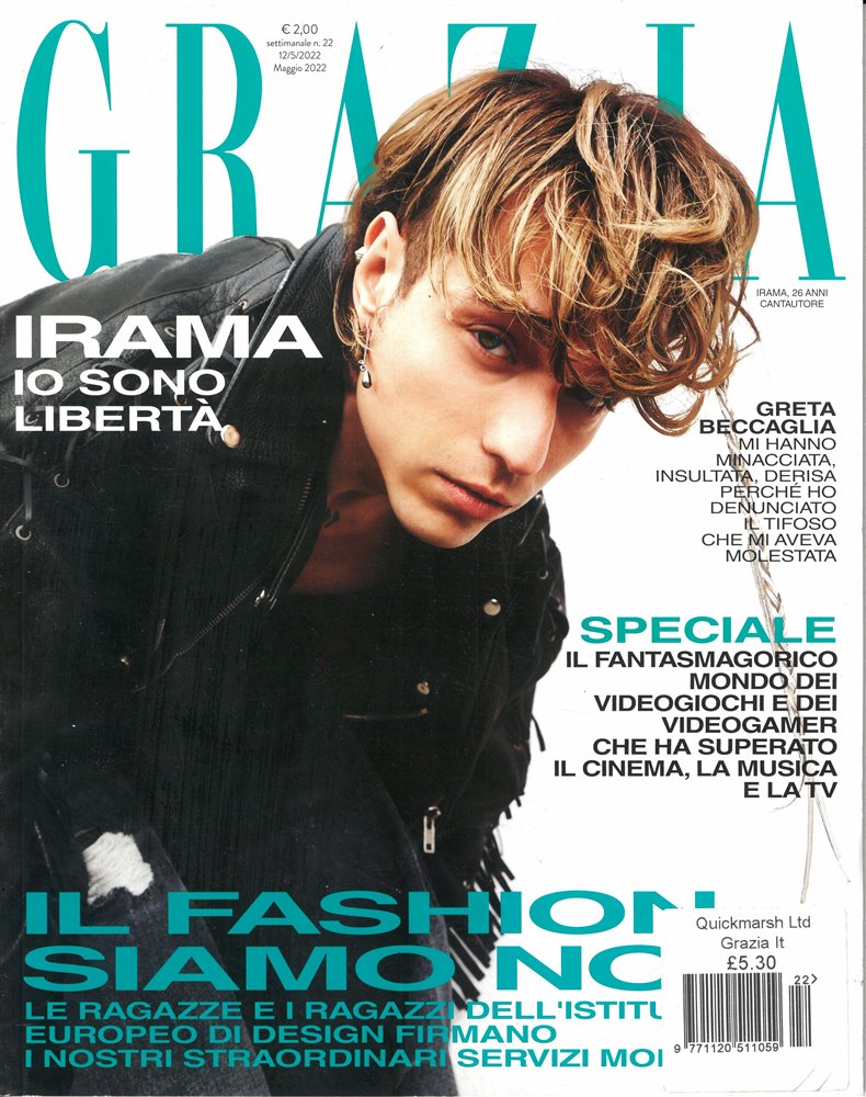 Grazia Italian Magazine Issue NO 22