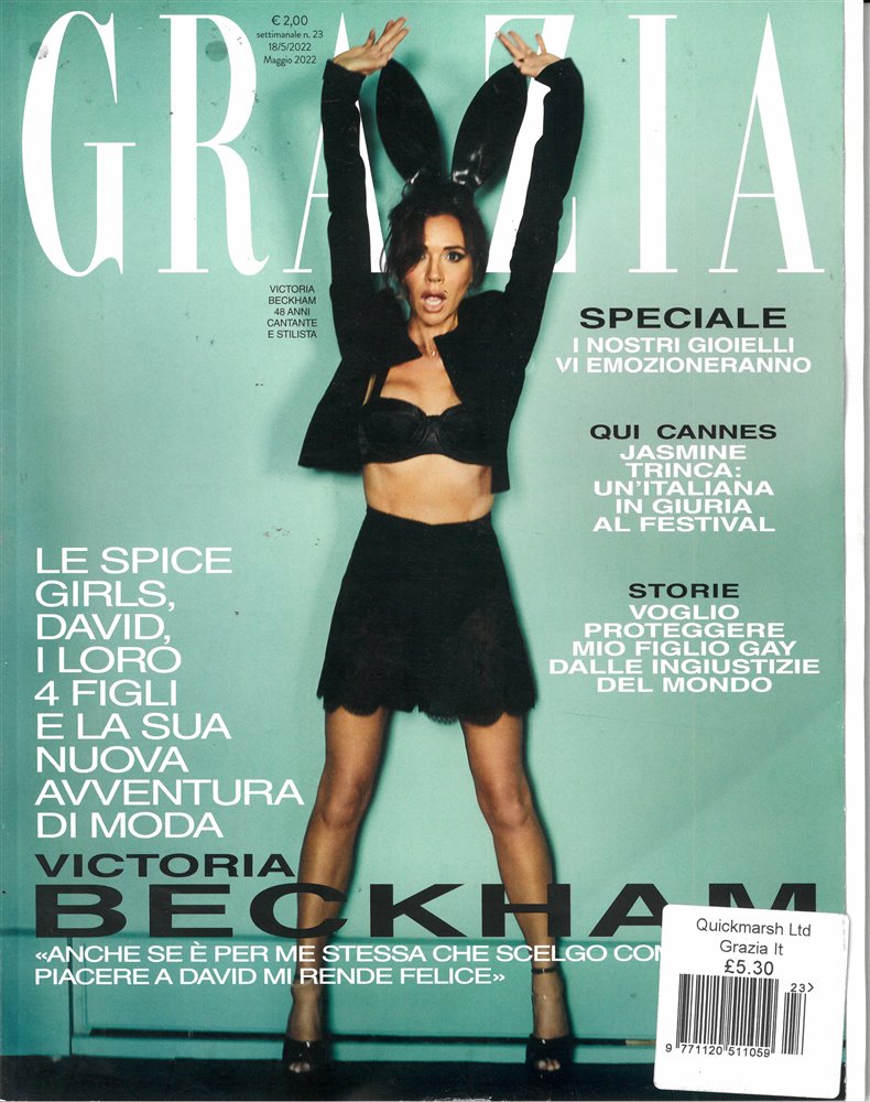 Grazia Italian Magazine Issue NO 23