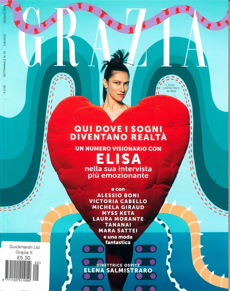 Grazia Italian Magazine Issue NO 25