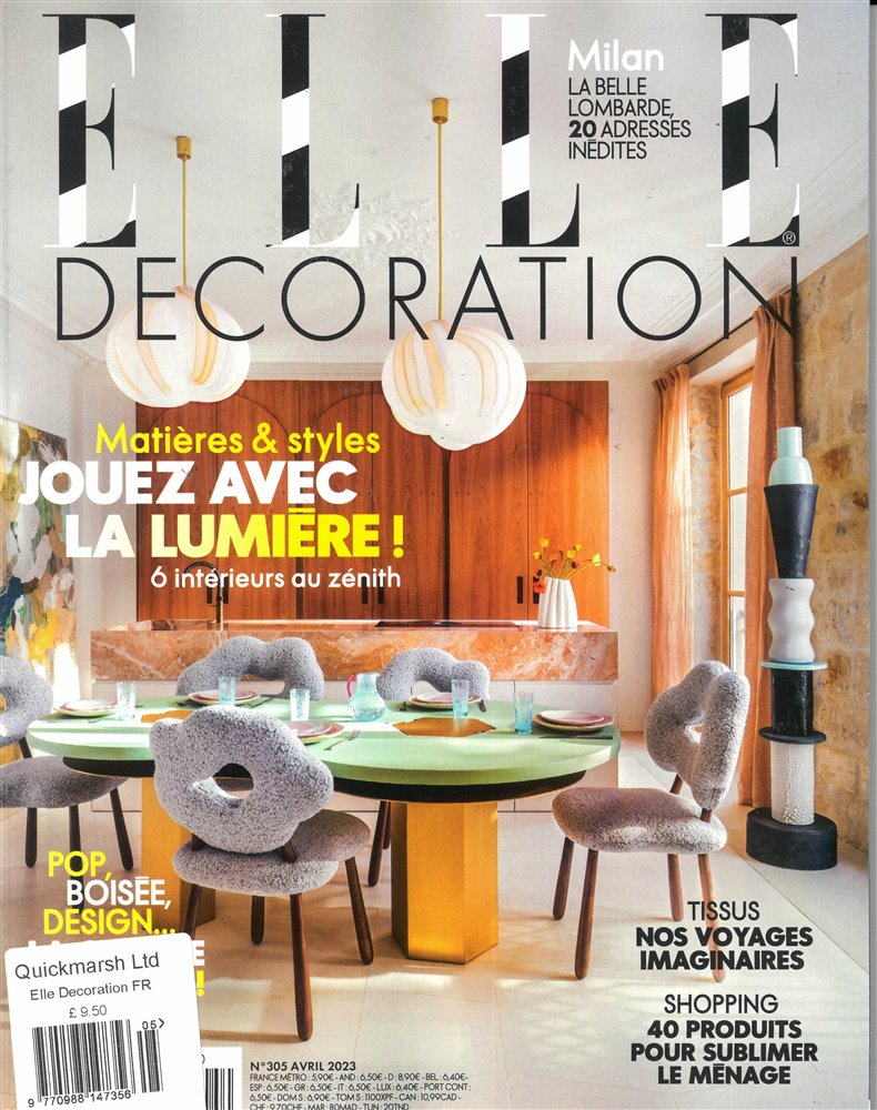 Elle Decoration French Magazine Subscription