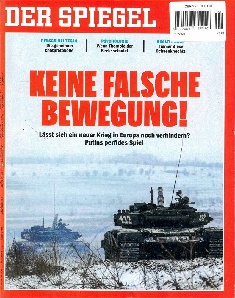 Der Spiegel Magazine Issue NO 8