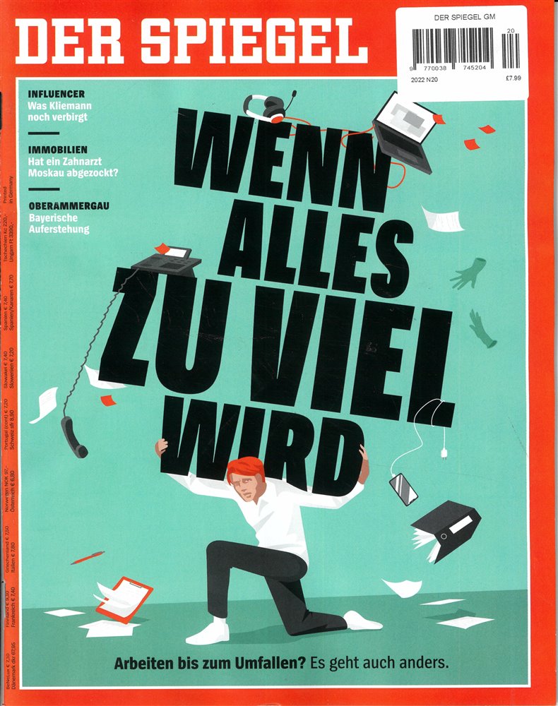 Der Spiegel Magazine Issue NO 20