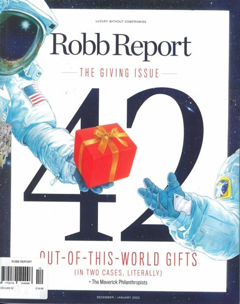 Robb Report US Edition Magazine Issue DEC 21