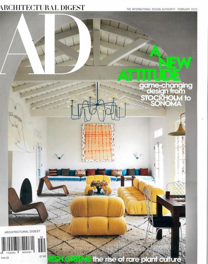 Architectural Digest Magazine Issue FEB 22