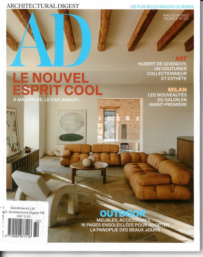 Architectural Digest French Magazine Issue NO 172