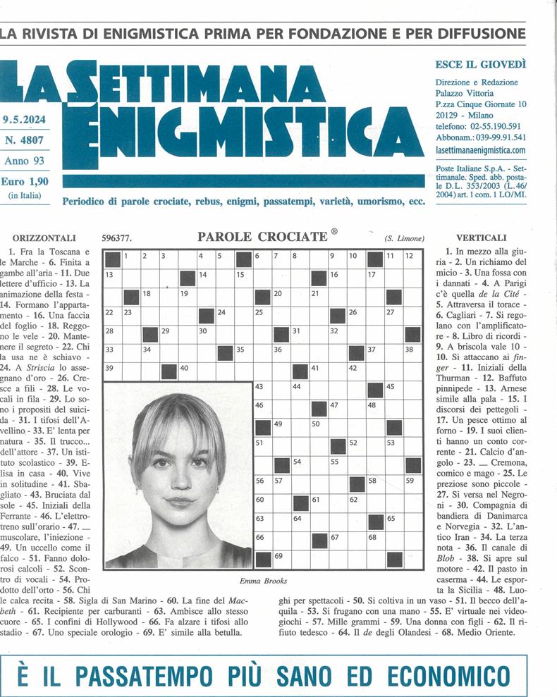 La Settimana Enigmistica - NO 4807