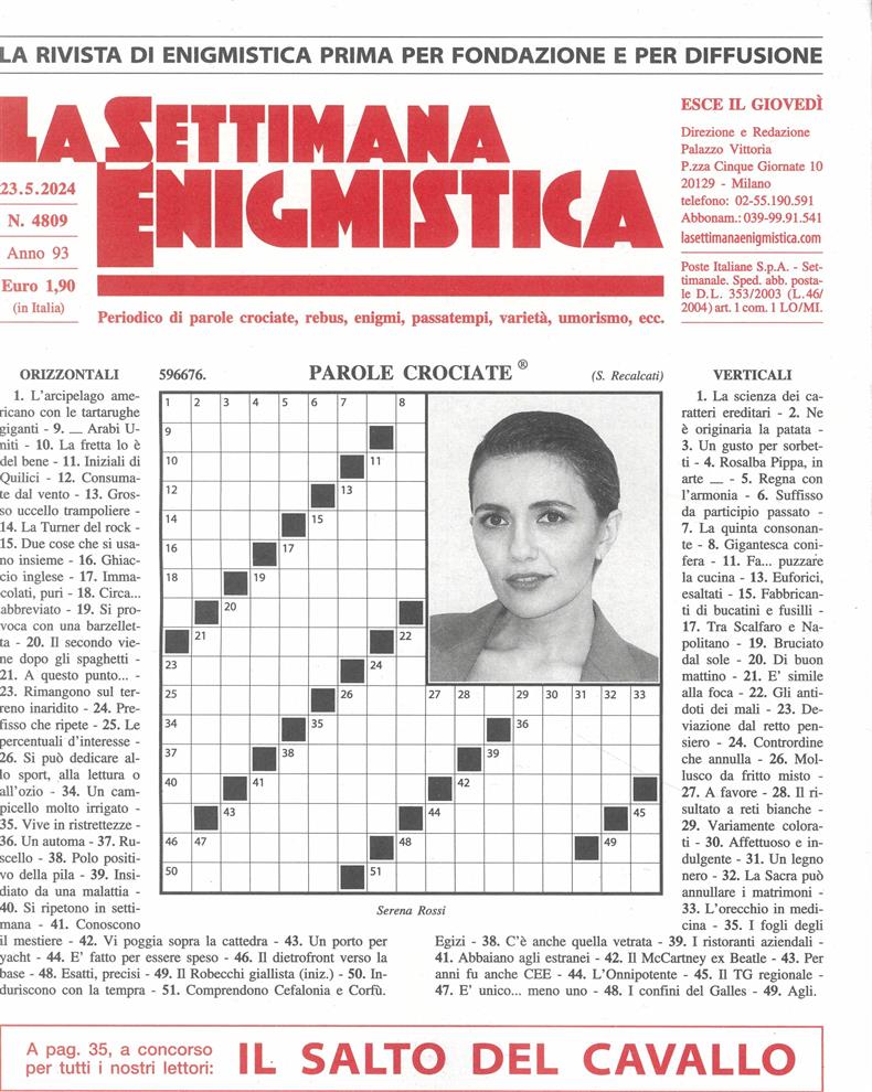 La Settimana Enigmistica - NO 4809