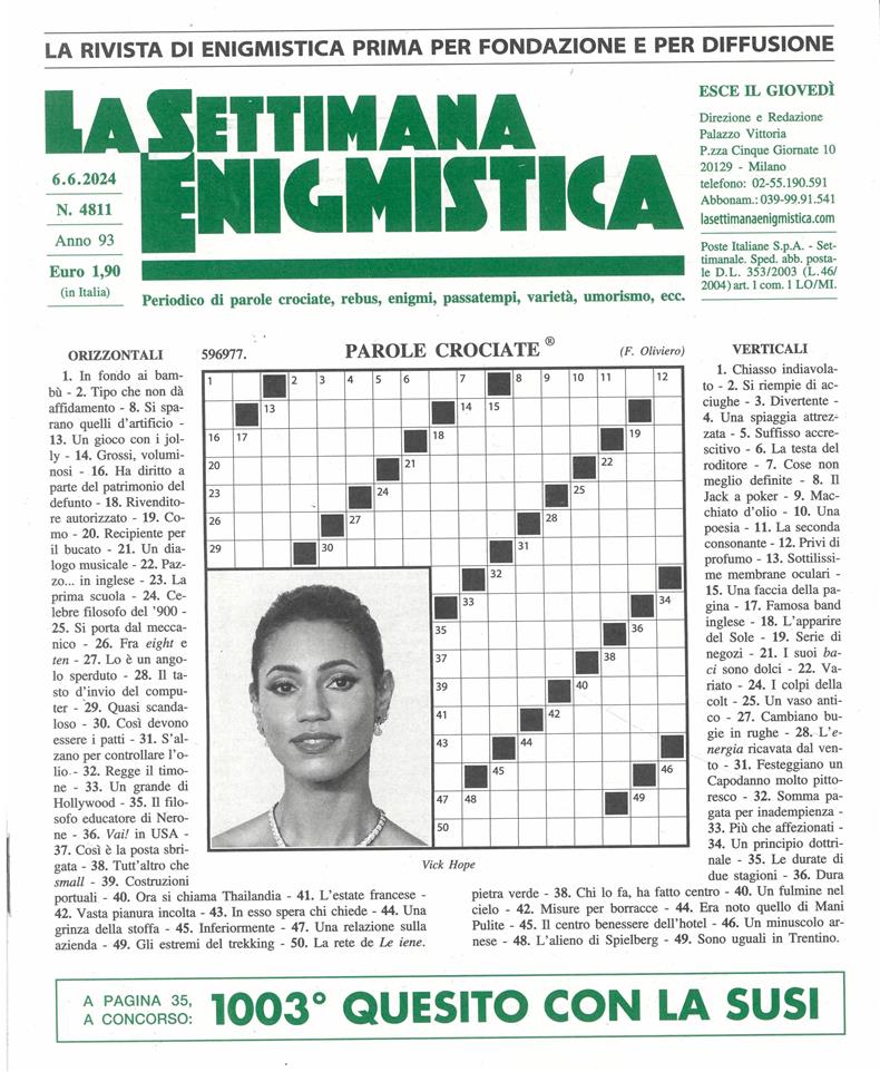 La Settimana Enigmistica - NO 4811