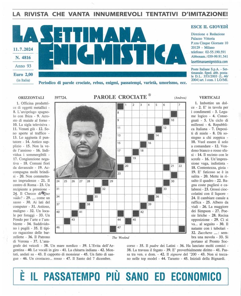 La Settimana Enigmistica - NO 4816