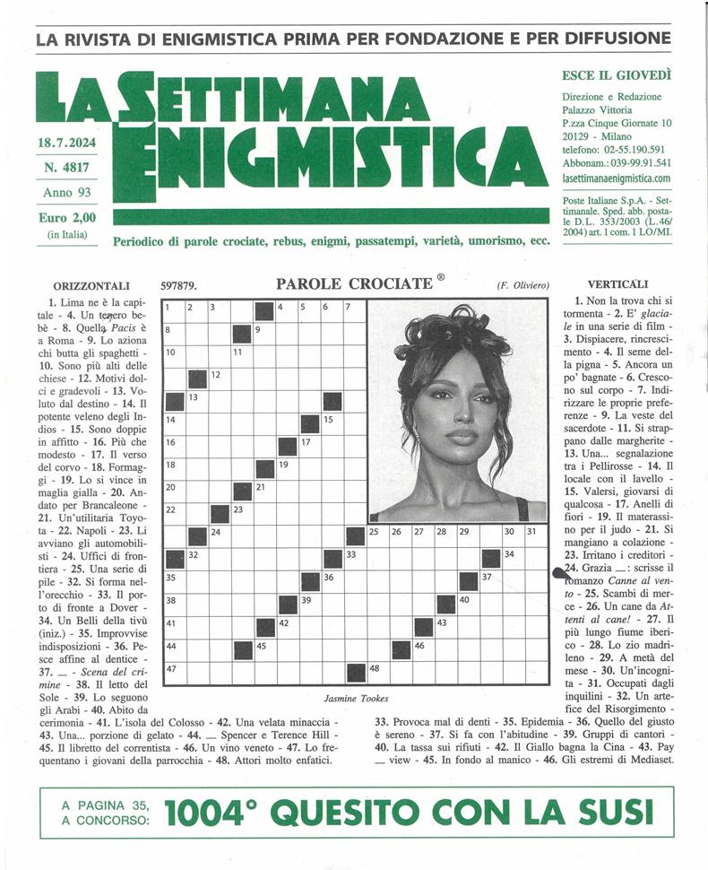 La Settimana Enigmistica - NO 4817