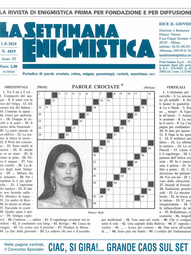 La Settimana Enigmistica - NO 4819