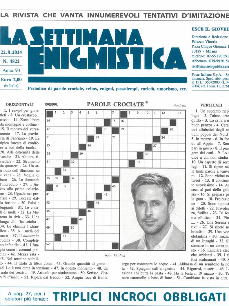 La Settimana Enigmistica - NO 4822