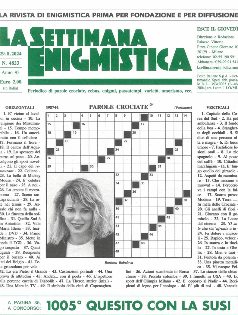 La Settimana Enigmistica - NO 4823