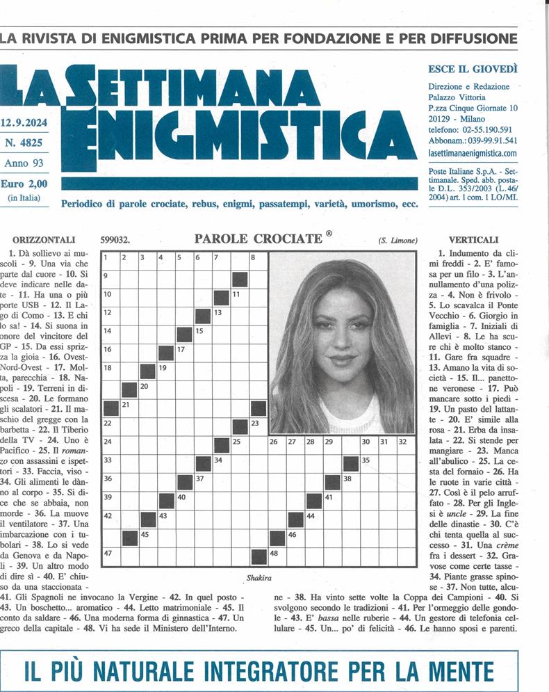 La Settimana Enigmistica - NO 4825