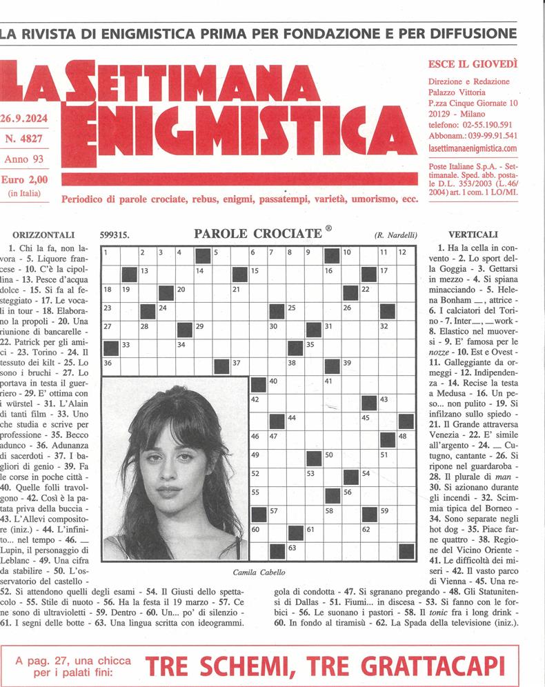 La Settimana Enigmistica - NO 4827