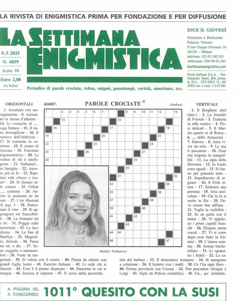 La Settimana Enigmistica - NO 4859