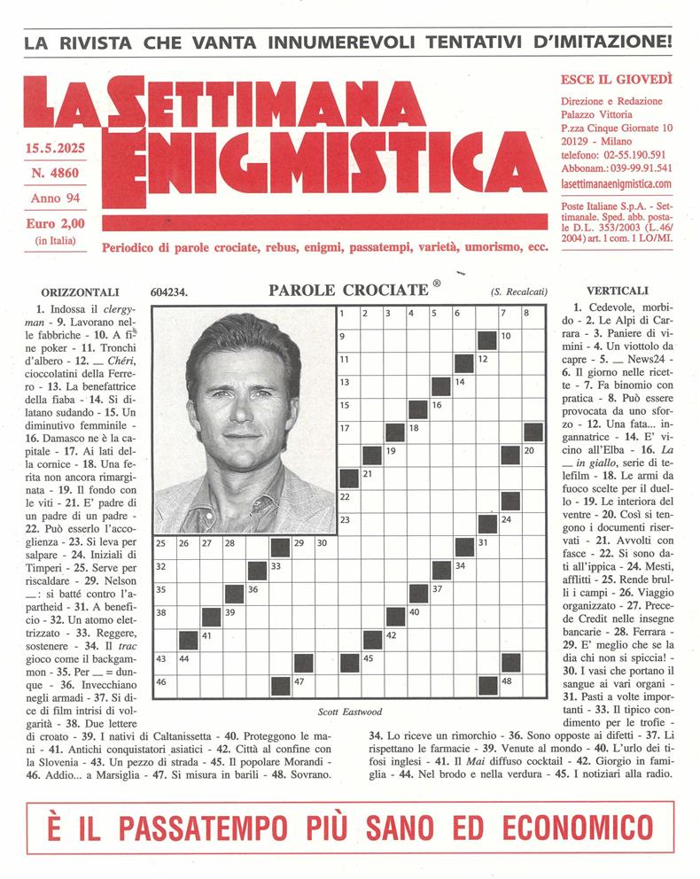 La Settimana Enigmistica - NO 4860