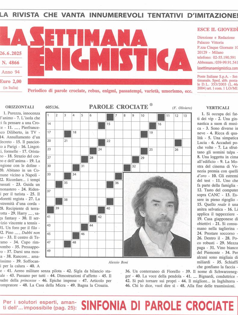 La Settimana Enigmistica - NO 4866