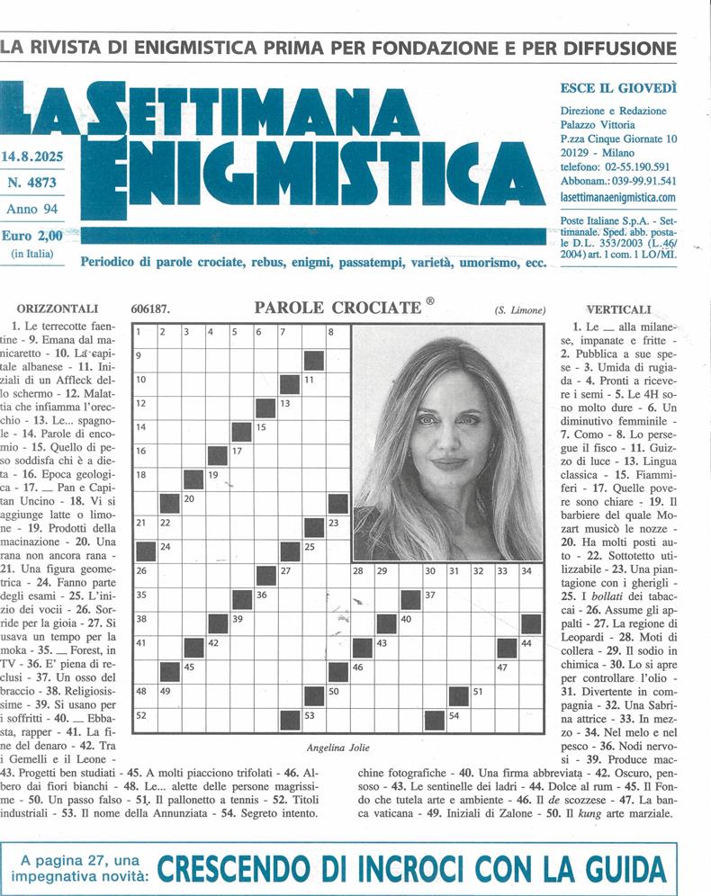 La Settimana Enigmistica - NO 4873