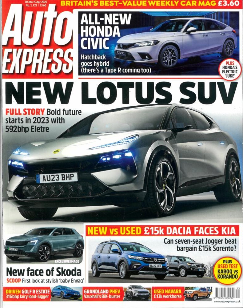 Auto Express Magazine Issue 30/03/2022