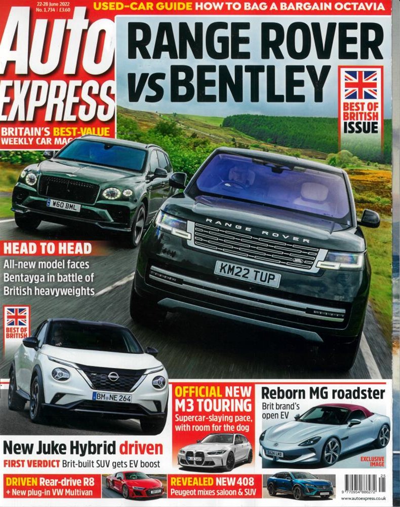 Auto Express Magazine Issue 22/06/2022