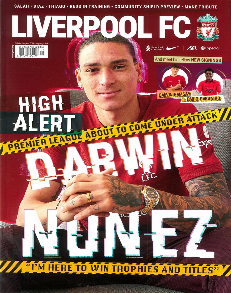 October 2018 to April 2019 Magazine Liverpool FC Choose your edition 