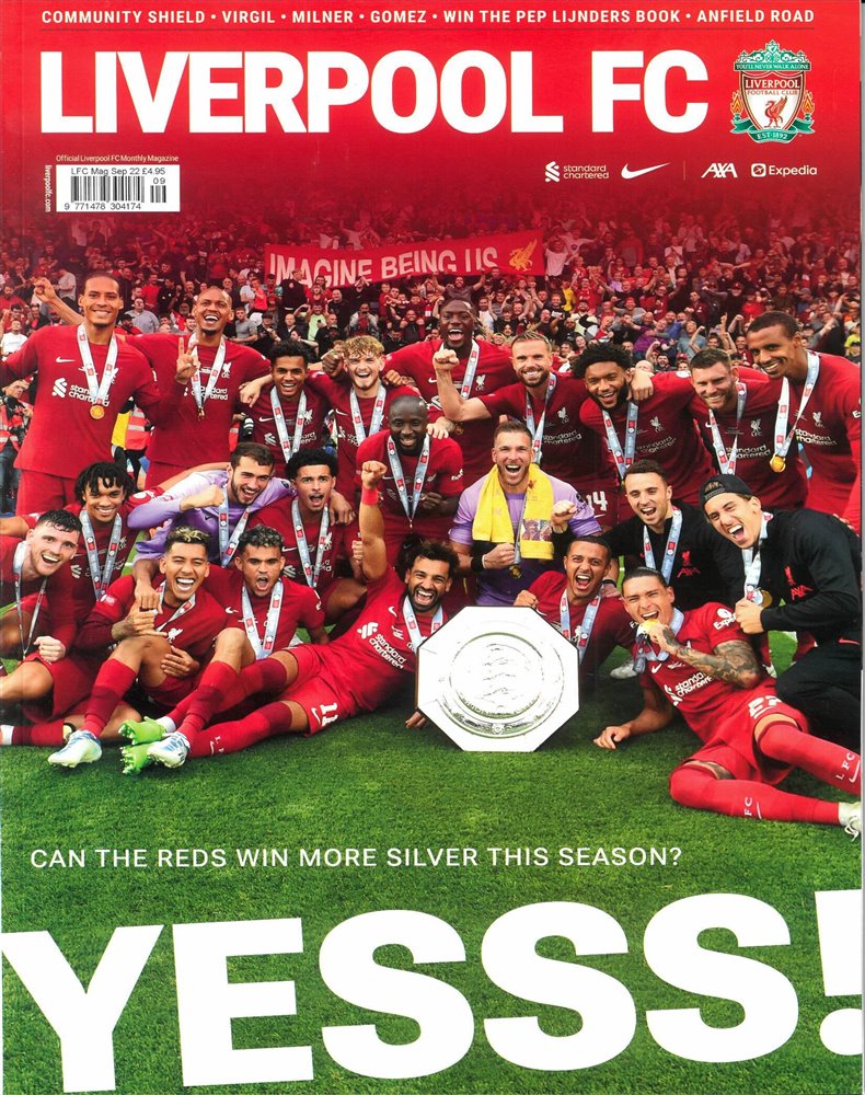 Liverpool Monthly FC Magazine Subscription