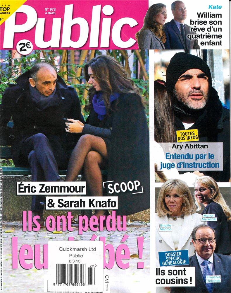 Public France Magazine Issue NO 973