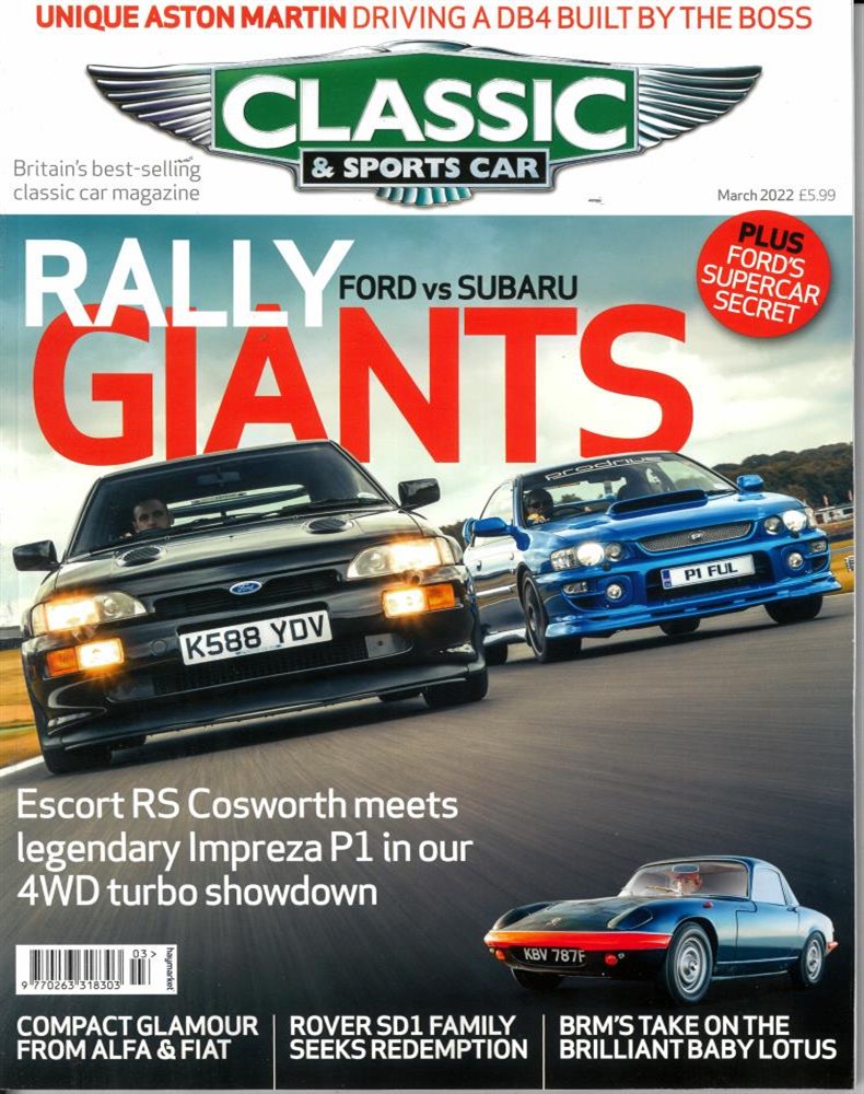 Classic & Sports Car Magazine Issue MAR 22