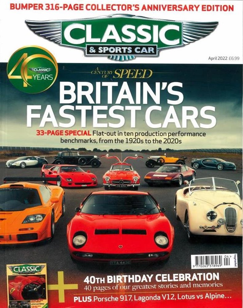 Classic & Sports Car Magazine Issue APR 22