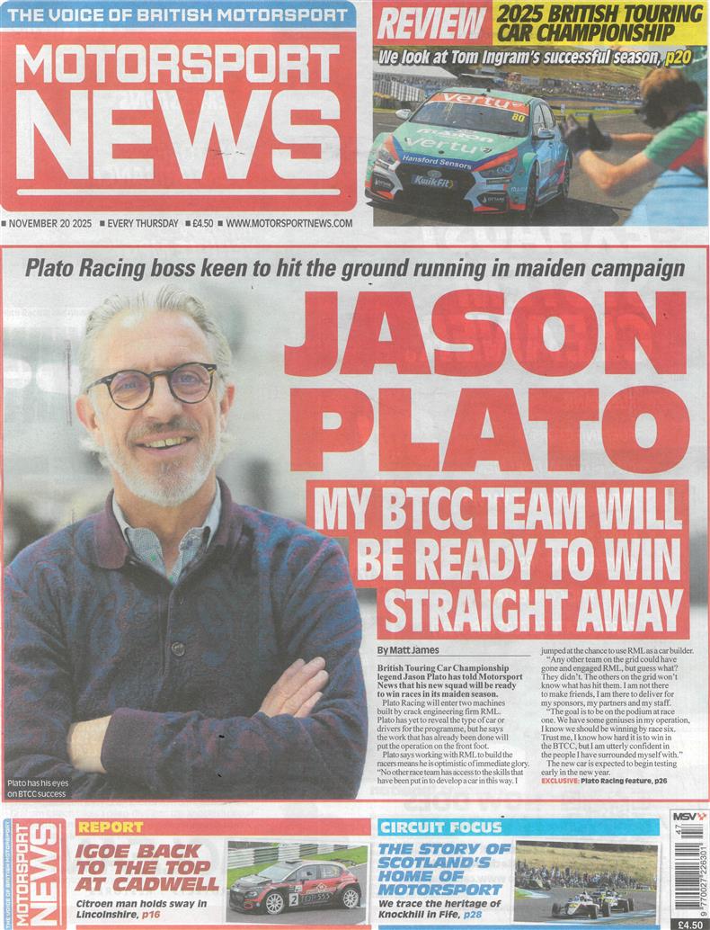 Motorsport News - 20/11/2025