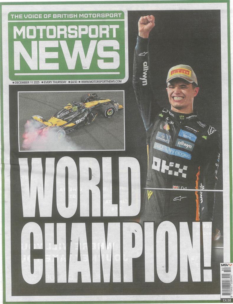 Motorsport News - 11/12/2025