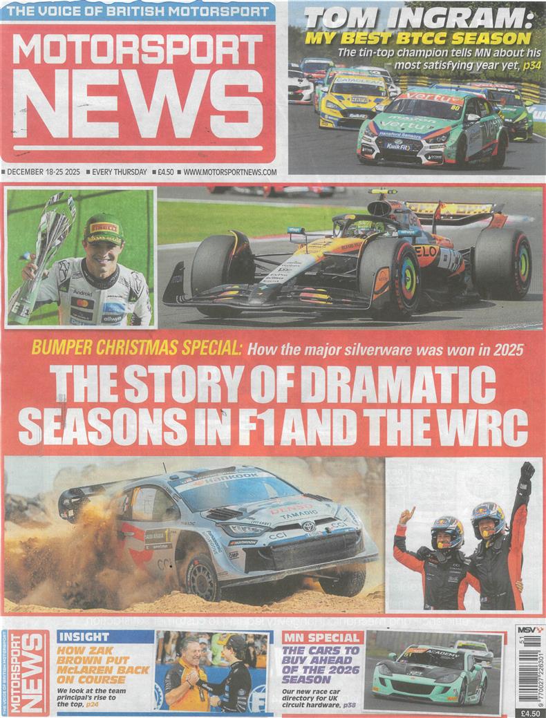 Motorsport News - 18/12/2025