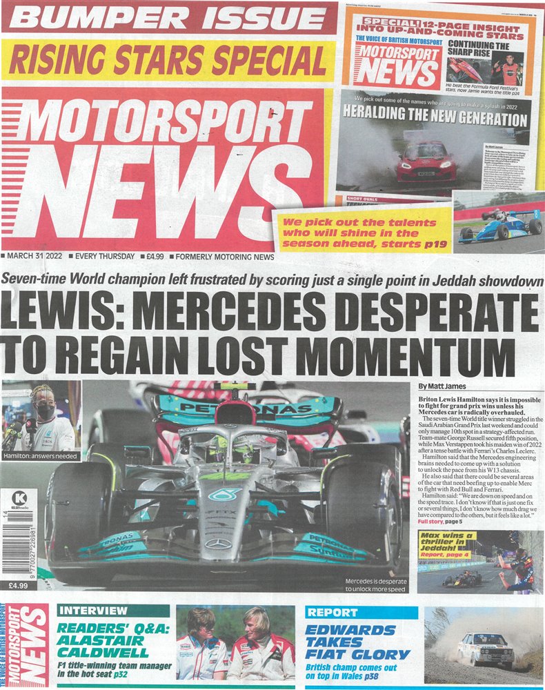 Motorsport News Magazine Issue 31/03/2022