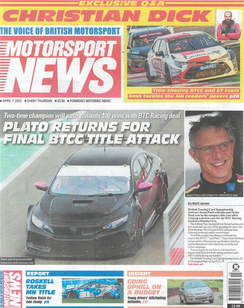 Motorsport News Magazine Issue 07/04/2022