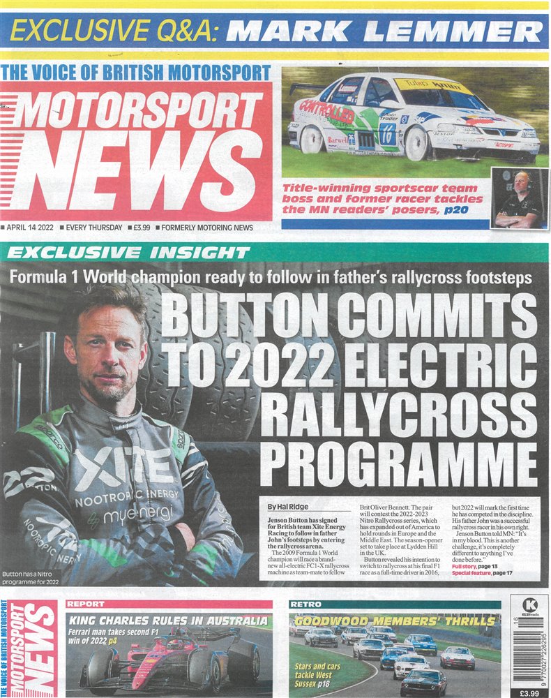 Motorsport News Magazine Issue 14/04/2022