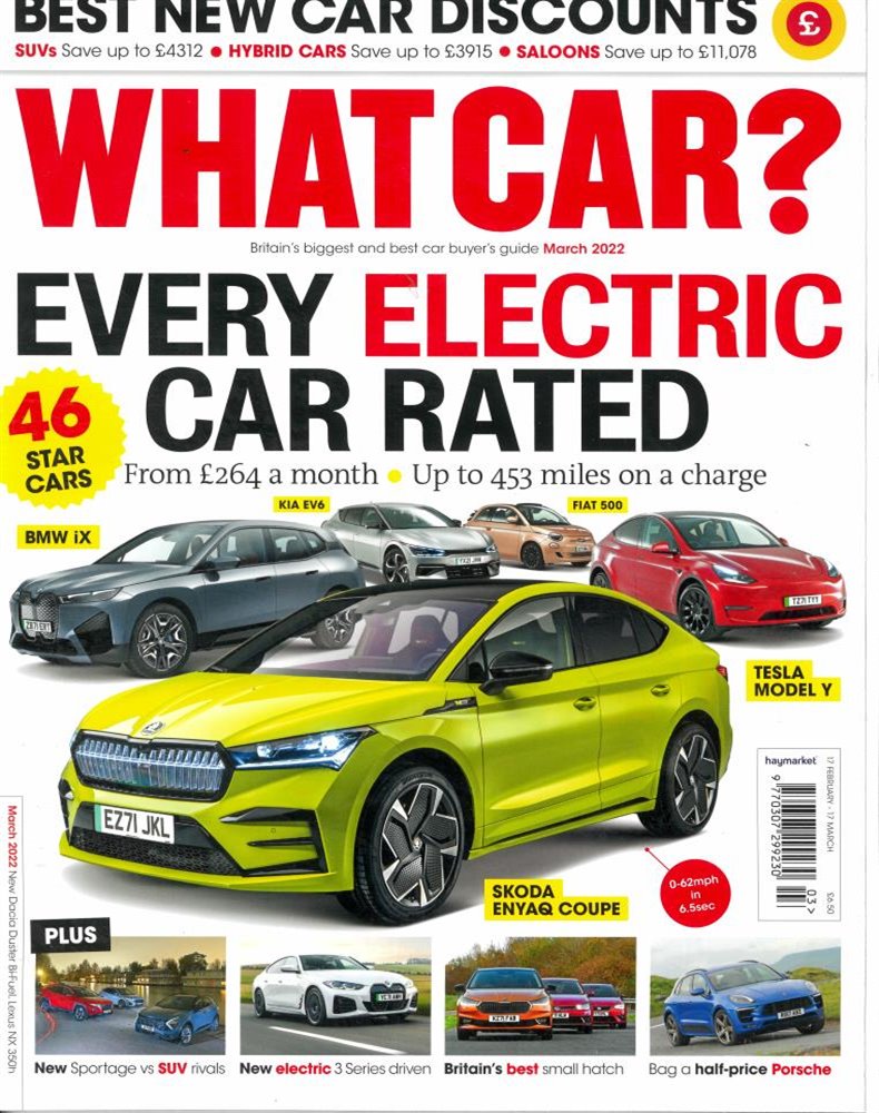 What Car Magazine Issue MAR 22