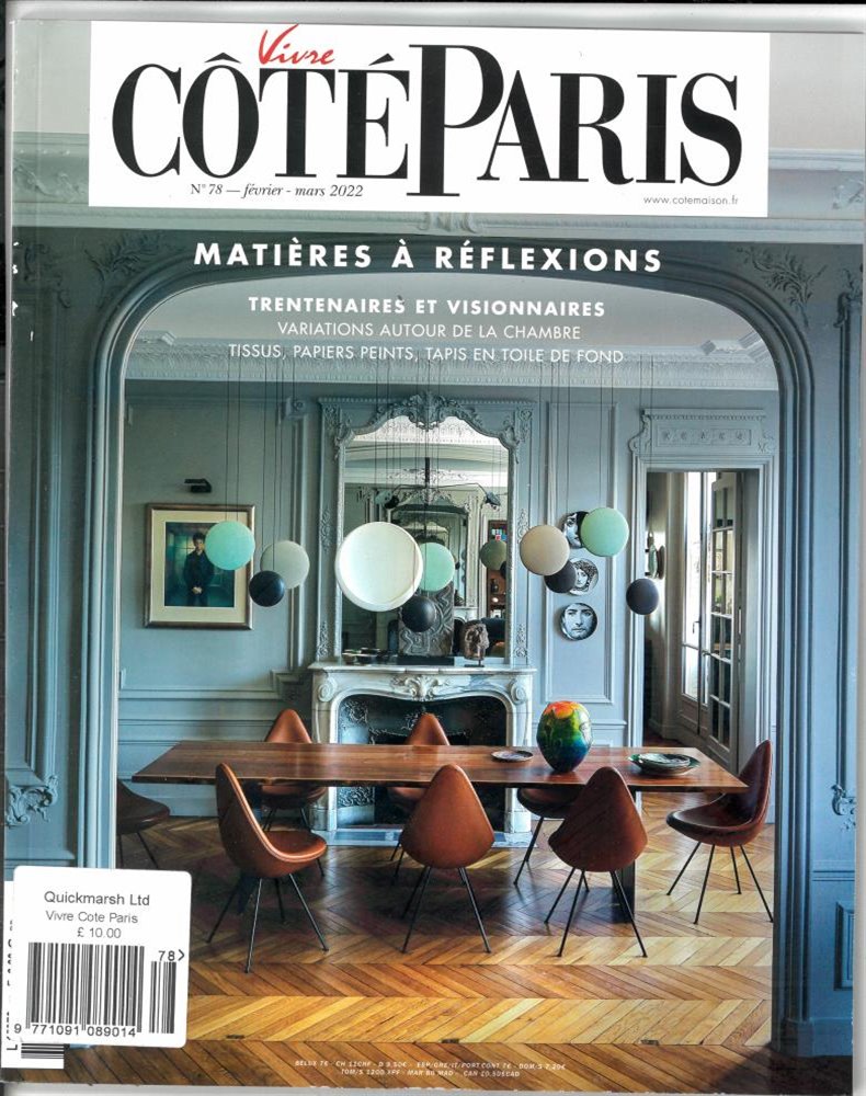 Vivre Cote Paris Magazine Issue NO 78