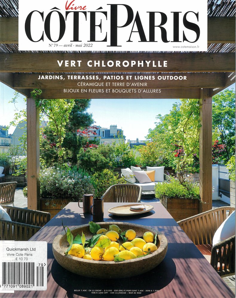 Vivre Cote Paris Magazine Issue NO 79