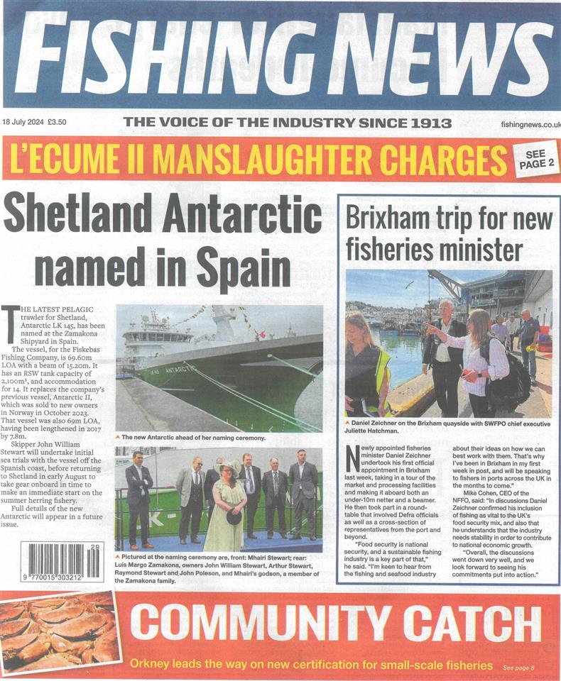 Fishing News - 18/07/2024