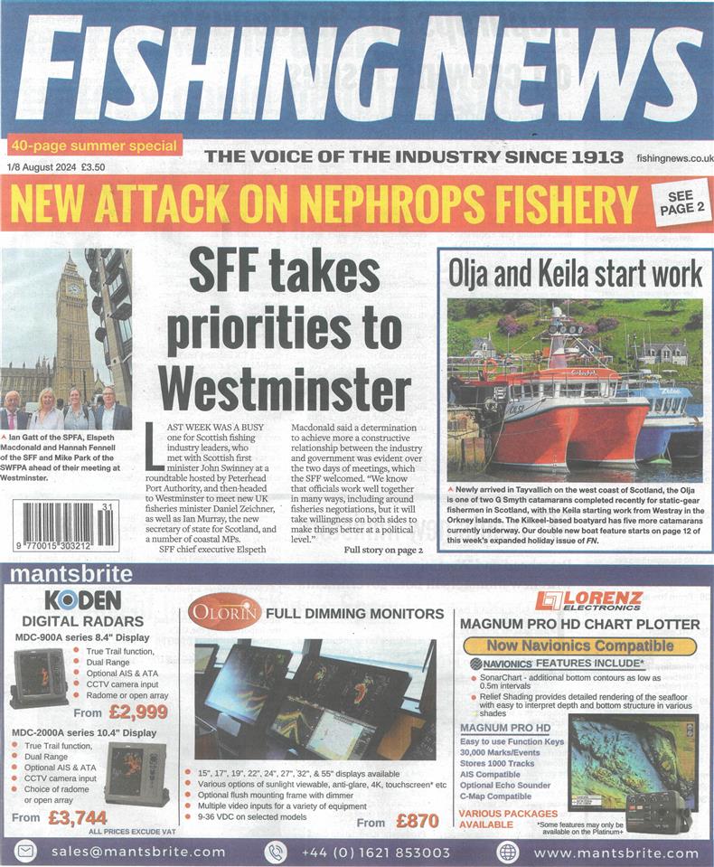 Fishing News - 01/08/2024