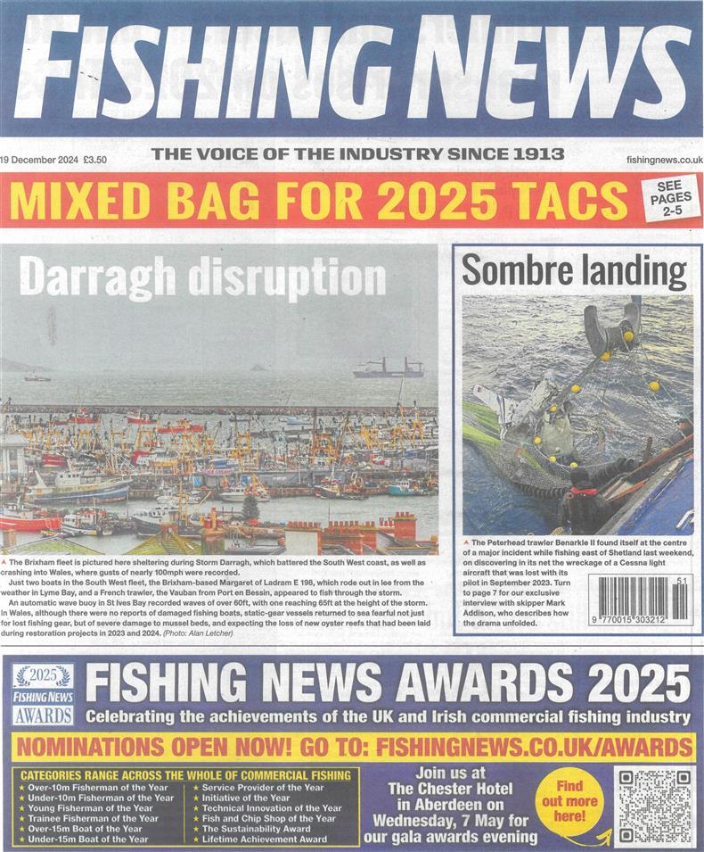 Fishing News - 19/12/2024