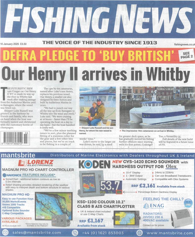 Fishing News - 16/01/2025