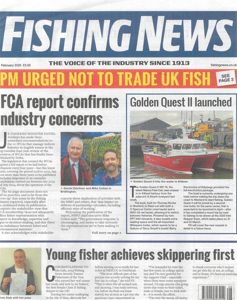 Fishing News - 20/02/2025