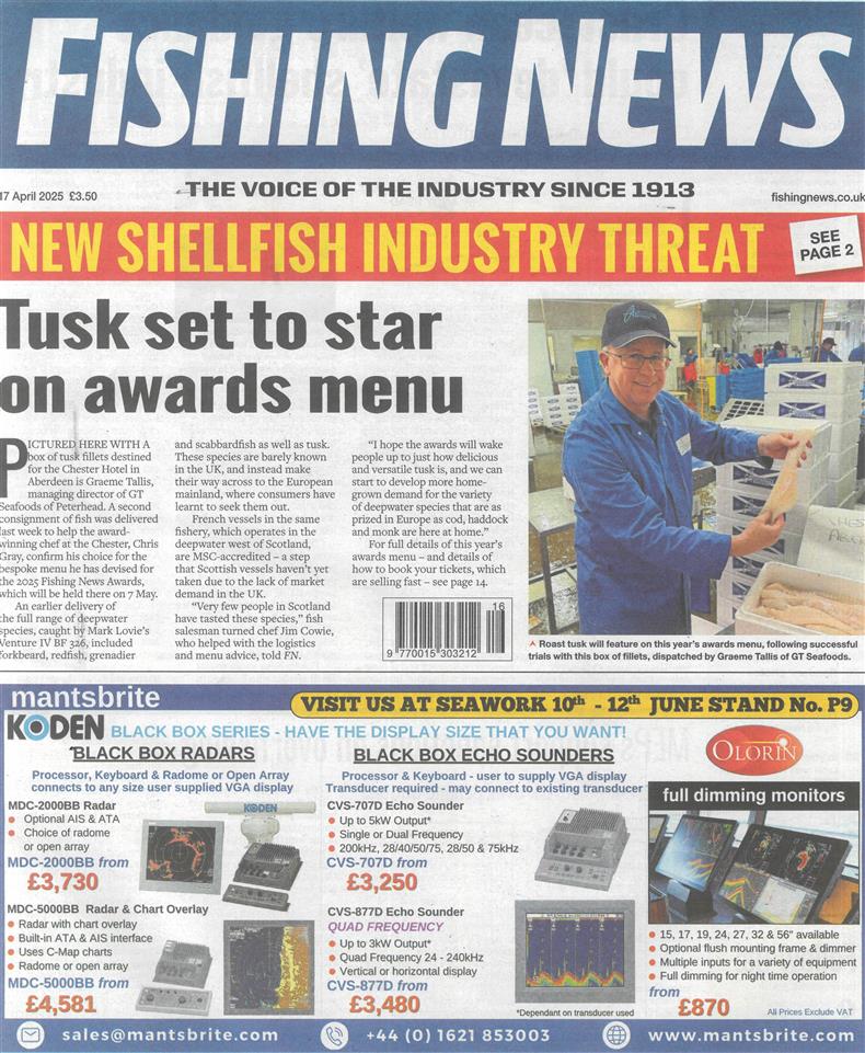 Fishing News - 17/04/2025