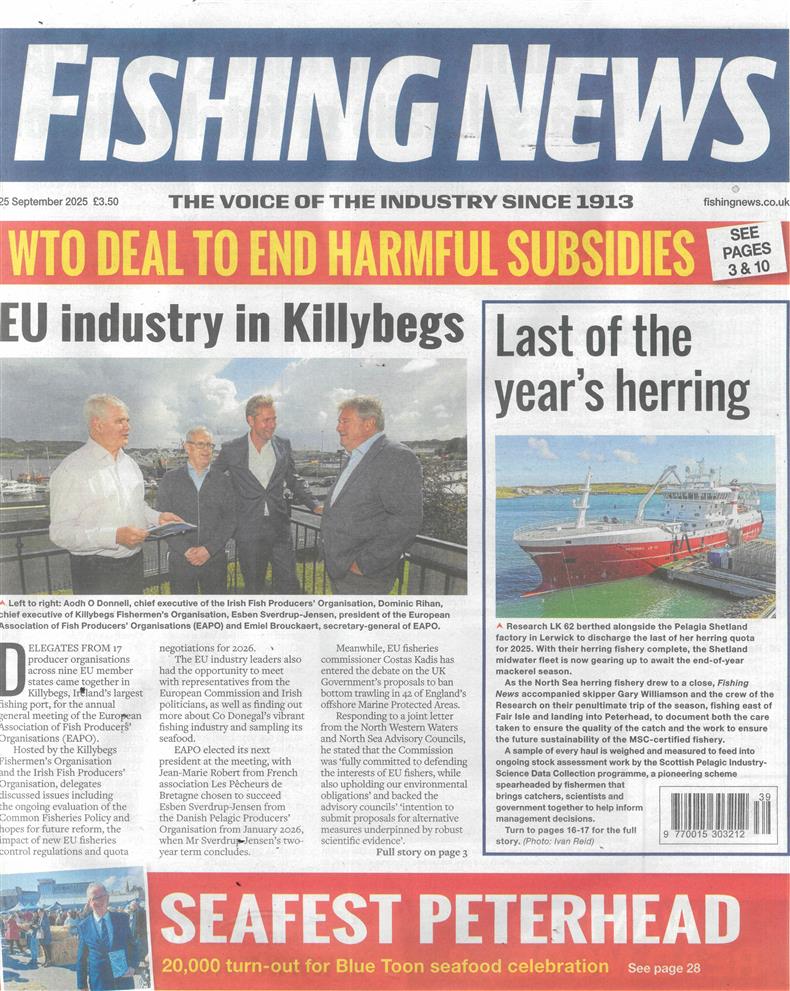 Fishing News - 25/09/2025