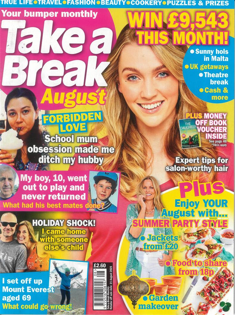 Take a Break Monthly - AUG 25